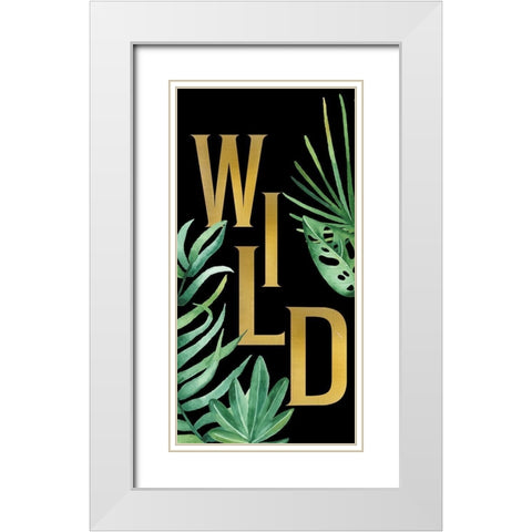 Wild 1 White Modern Wood Framed Art Print with Double Matting by Allen, Kimberly