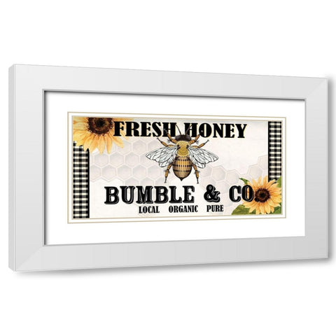 Fresh Honey White Modern Wood Framed Art Print with Double Matting by Allen, Kimberly