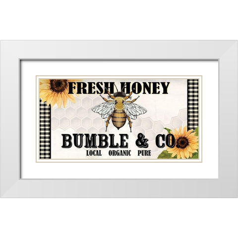 Fresh Honey White Modern Wood Framed Art Print with Double Matting by Allen, Kimberly