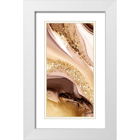 Hello Beauty 1 White Modern Wood Framed Art Print with Double Matting by Allen, Kimberly