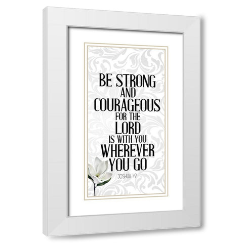 In Love 1 White Modern Wood Framed Art Print with Double Matting by Allen, Kimberly