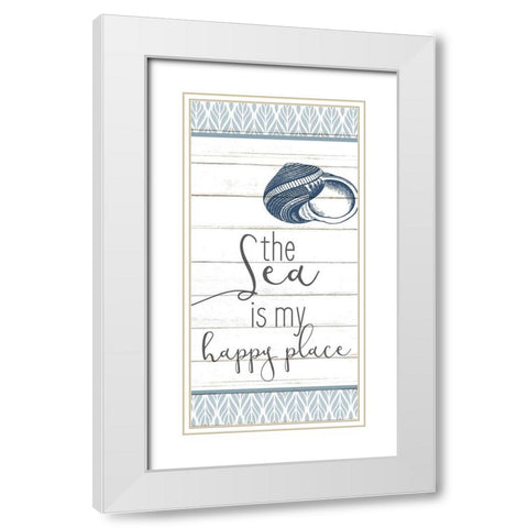 Relax and Sail 6 White Modern Wood Framed Art Print with Double Matting by Allen, Kimberly