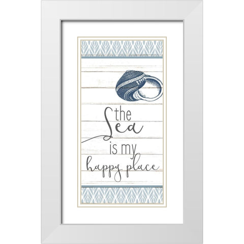 Relax and Sail 6 White Modern Wood Framed Art Print with Double Matting by Allen, Kimberly