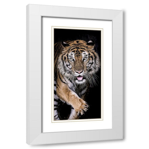 With You White Modern Wood Framed Art Print with Double Matting by Allen, Kimberly