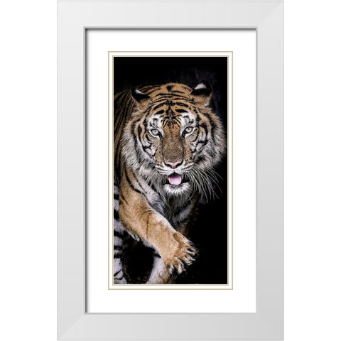 With You White Modern Wood Framed Art Print with Double Matting by Allen, Kimberly