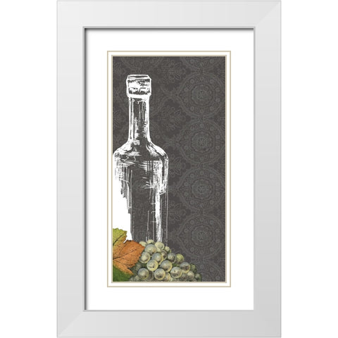 The Best Wine 1 White Modern Wood Framed Art Print with Double Matting by Allen, Kimberly