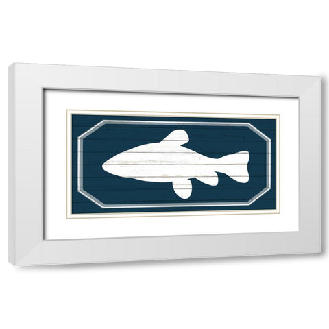 To the Lodge 8 White Modern Wood Framed Art Print with Double Matting by Allen, Kimberly