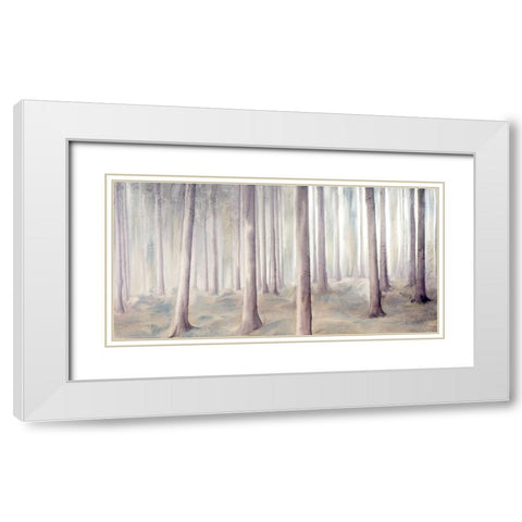 Forest Dreams White Modern Wood Framed Art Print with Double Matting by Allen, Kimberly