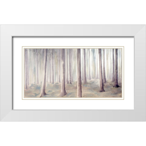 Forest Dreams White Modern Wood Framed Art Print with Double Matting by Allen, Kimberly