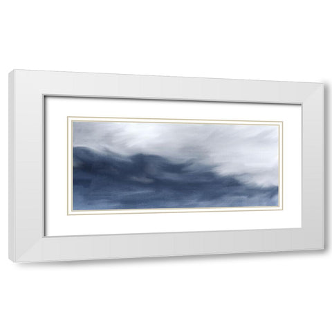 Storm White Modern Wood Framed Art Print with Double Matting by Allen, Kimberly