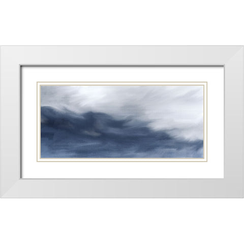 Storm White Modern Wood Framed Art Print with Double Matting by Allen, Kimberly