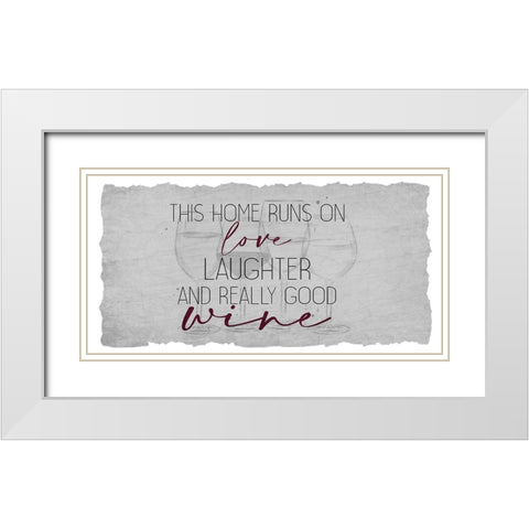 Really Good Wine White Modern Wood Framed Art Print with Double Matting by Allen, Kimberly