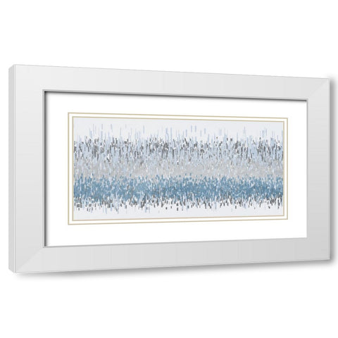Balance White Modern Wood Framed Art Print with Double Matting by Allen, Kimberly