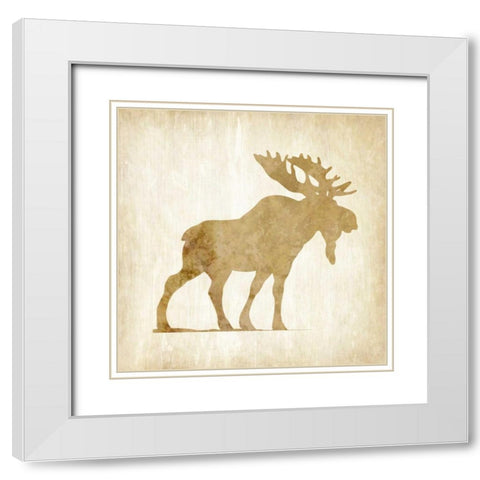 In the Wild 1 White Modern Wood Framed Art Print with Double Matting by Allen, Kimberly