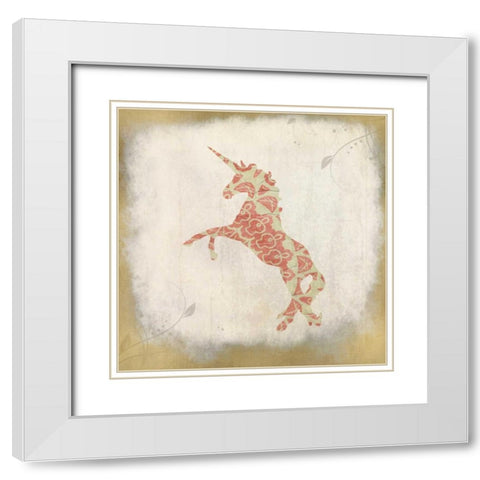 In Pink 2 White Modern Wood Framed Art Print with Double Matting by Allen, Kimberly