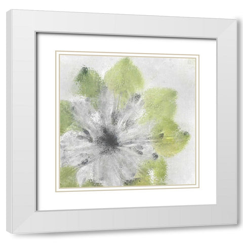 Soft Blooming Yellow 2 White Modern Wood Framed Art Print with Double Matting by Allen, Kimberly