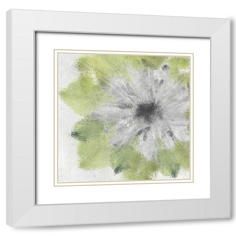 Soft Blooming Yellow White Modern Wood Framed Art Print with Double Matting by Allen, Kimberly