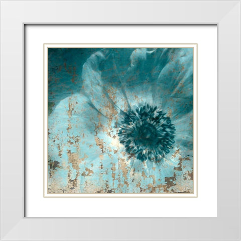 Seaside Bloom White Modern Wood Framed Art Print with Double Matting by Allen, Kimberly