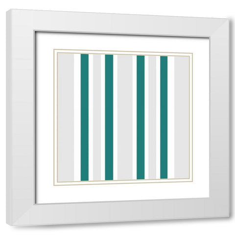 Butterfly Dreams Pattern White Modern Wood Framed Art Print with Double Matting by Allen, Kimberly