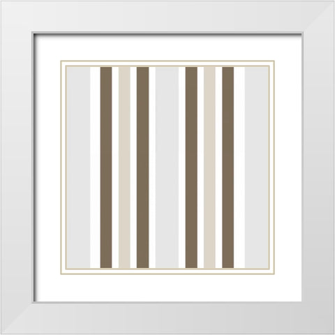 Live Love Travel Pattern White Modern Wood Framed Art Print with Double Matting by Allen, Kimberly
