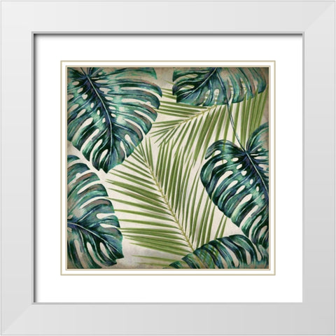 In the Tropics 2 White Modern Wood Framed Art Print with Double Matting by Allen, Kimberly