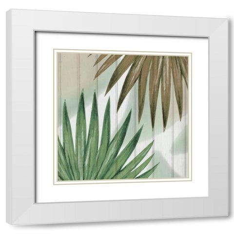 Tropics 2 White Modern Wood Framed Art Print with Double Matting by Kimberly, Allen