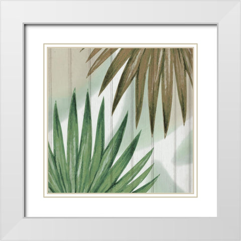Tropics 2 White Modern Wood Framed Art Print with Double Matting by Kimberly, Allen