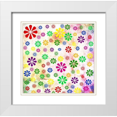 Spring Day White Modern Wood Framed Art Print with Double Matting by Allen, Kimberly