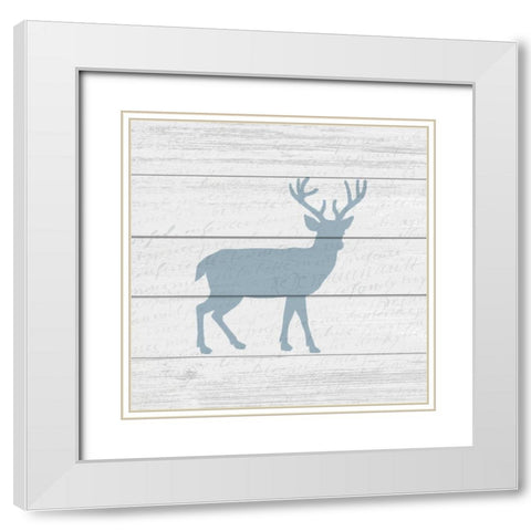 My Forest 3 White Modern Wood Framed Art Print with Double Matting by Kimberly, Allen