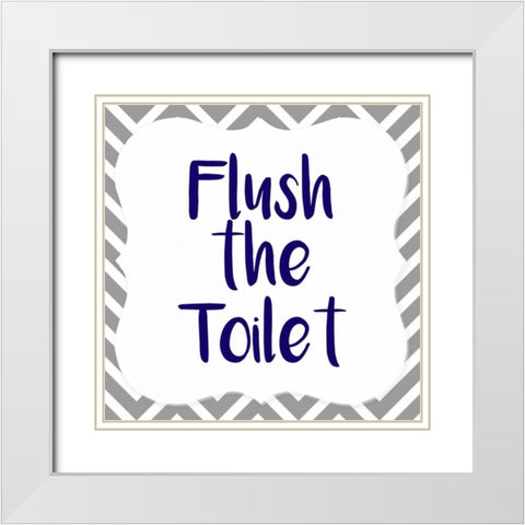Flush White Modern Wood Framed Art Print with Double Matting by Allen, Kimberly