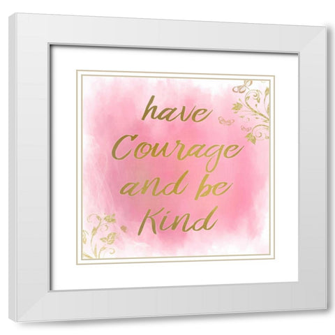 e Kind White Modern Wood Framed Art Print with Double Matting by Allen, Kimberly