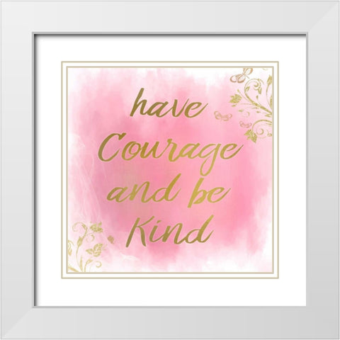 e Kind White Modern Wood Framed Art Print with Double Matting by Allen, Kimberly