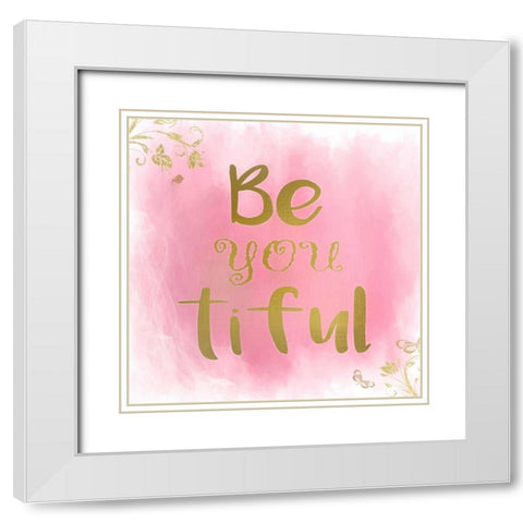 eYoutiful White Modern Wood Framed Art Print with Double Matting by Allen, Kimberly