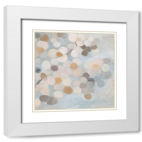 Happy Dance 2 White Modern Wood Framed Art Print with Double Matting by Kimberly, Allen