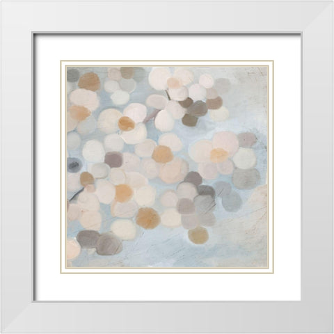 Happy Dance 2 White Modern Wood Framed Art Print with Double Matting by Kimberly, Allen