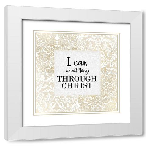 All Things 2 White Modern Wood Framed Art Print with Double Matting by Kimberly, Allen