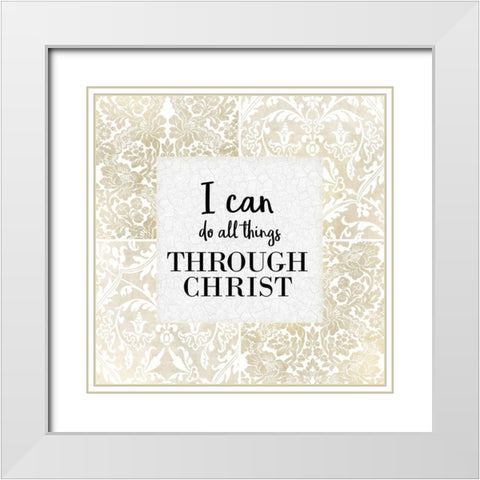 All Things 2 White Modern Wood Framed Art Print with Double Matting by Kimberly, Allen