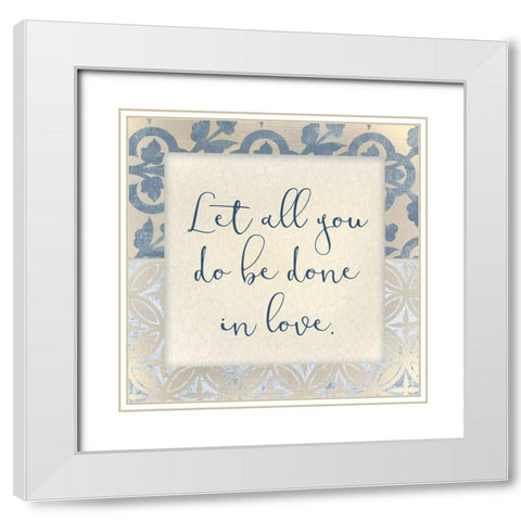 The Greatest 6 White Modern Wood Framed Art Print with Double Matting by Kimberly, Allen