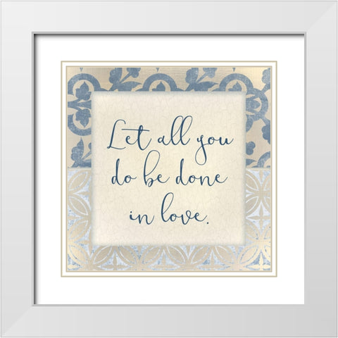The Greatest 6 White Modern Wood Framed Art Print with Double Matting by Kimberly, Allen