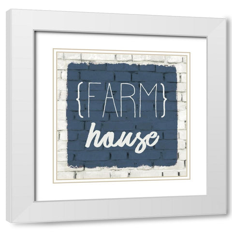 Farm Life 5 White Modern Wood Framed Art Print with Double Matting by Kimberly, Allen