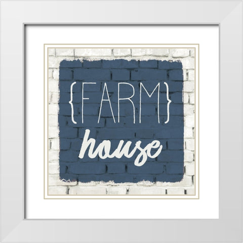 Farm Life 5 White Modern Wood Framed Art Print with Double Matting by Kimberly, Allen