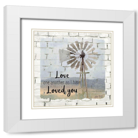 Farm Life 6 White Modern Wood Framed Art Print with Double Matting by Kimberly, Allen