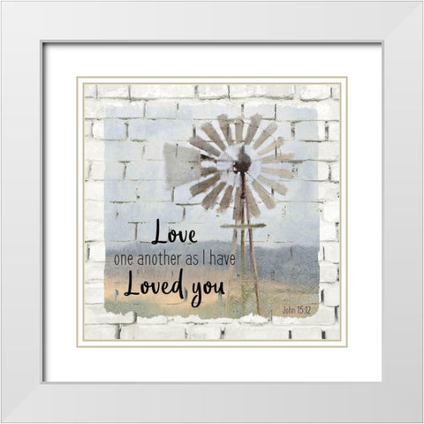 Farm Life 6 White Modern Wood Framed Art Print with Double Matting by Kimberly, Allen