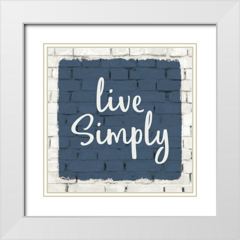 Farm Life 7 White Modern Wood Framed Art Print with Double Matting by Kimberly, Allen