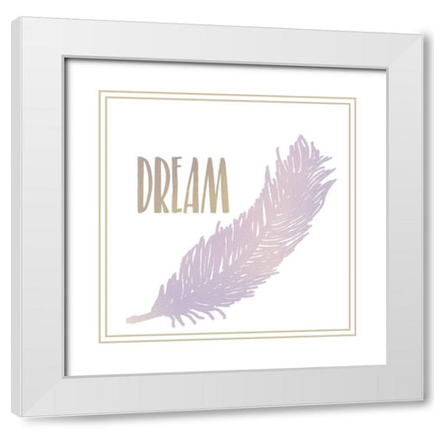 Breathe 2 White Modern Wood Framed Art Print with Double Matting by Kimberly, Allen