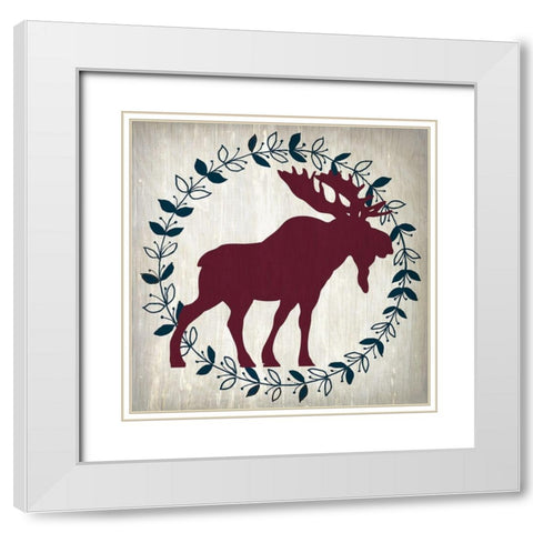 Be Wild 1 White Modern Wood Framed Art Print with Double Matting by Kimberly, Allen