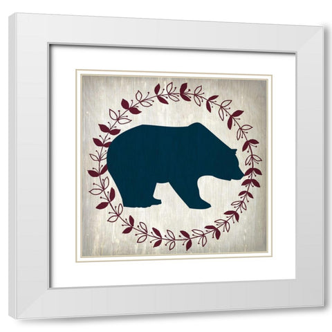 Be Wild  2 White Modern Wood Framed Art Print with Double Matting by Kimberly, Allen