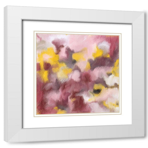 Entitled Color White Modern Wood Framed Art Print with Double Matting by Kimberly, Allen