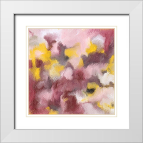Entitled Color White Modern Wood Framed Art Print with Double Matting by Kimberly, Allen