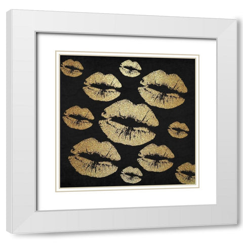 My Heart is in Paris 3 White Modern Wood Framed Art Print with Double Matting by Kimberly, Allen